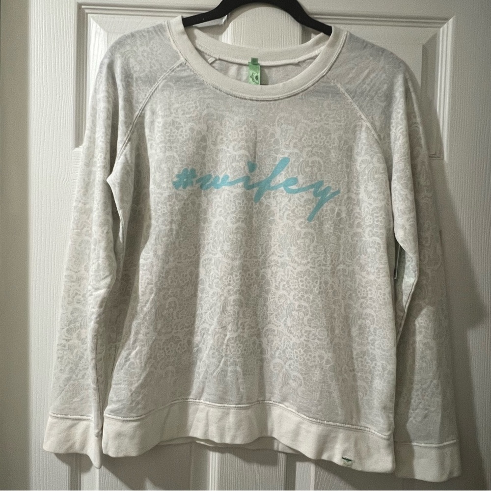 #wifey Honeydew Bride Light Sweatshirt